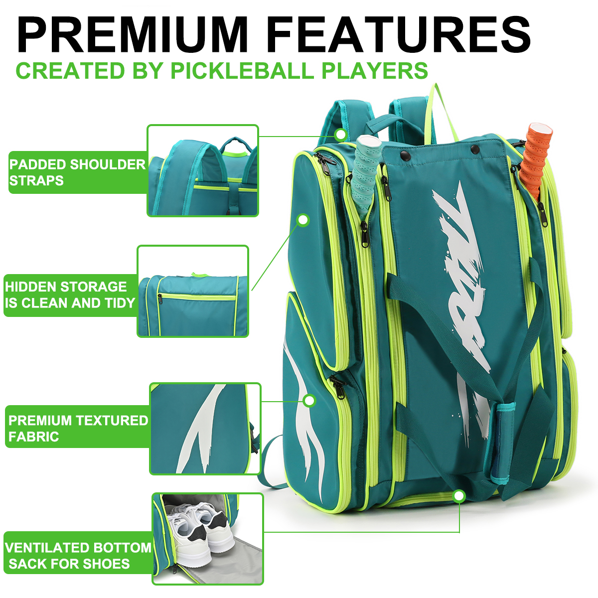 men's pickleball bags