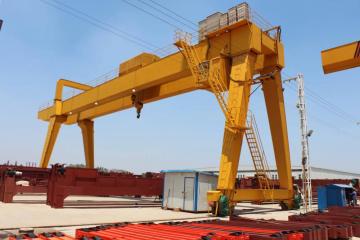 100 ton heavy load double girder gantry crane