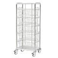 Aseptic Supplies Storage and Transport Mesh Basket Trolley