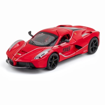 Diecast Model Car 1:22 Rafa FXXK: An Exquisitely Detailed Collectible with Sound, Light, and Openable Pullback Door