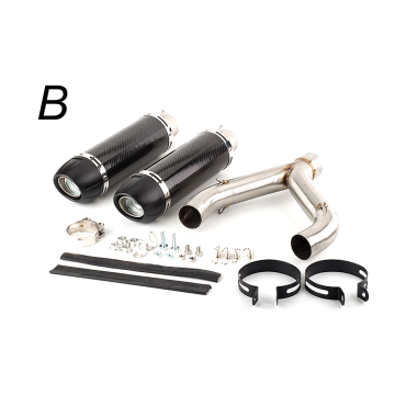 Carbon Fiber Motorcycle Muffler Exhaust System for Aprilia Dorsoduro 750 (2017-2021)