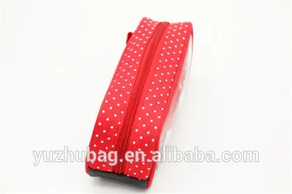 China alibaba brand new red cute pencil case promotional