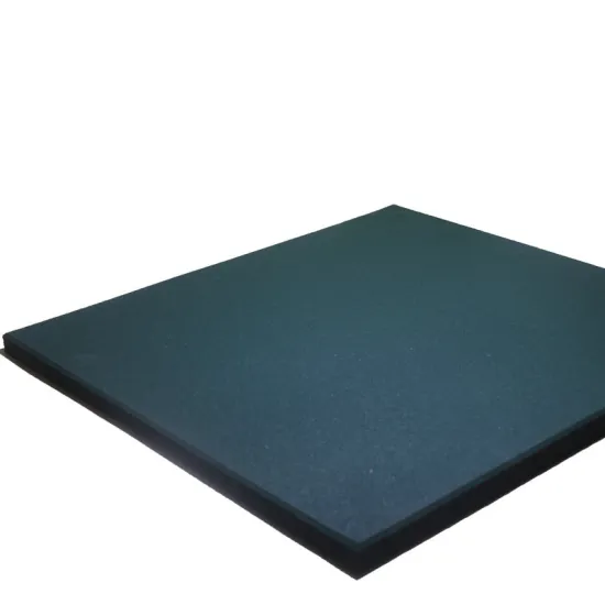 Colorful outdoor rubber flooring