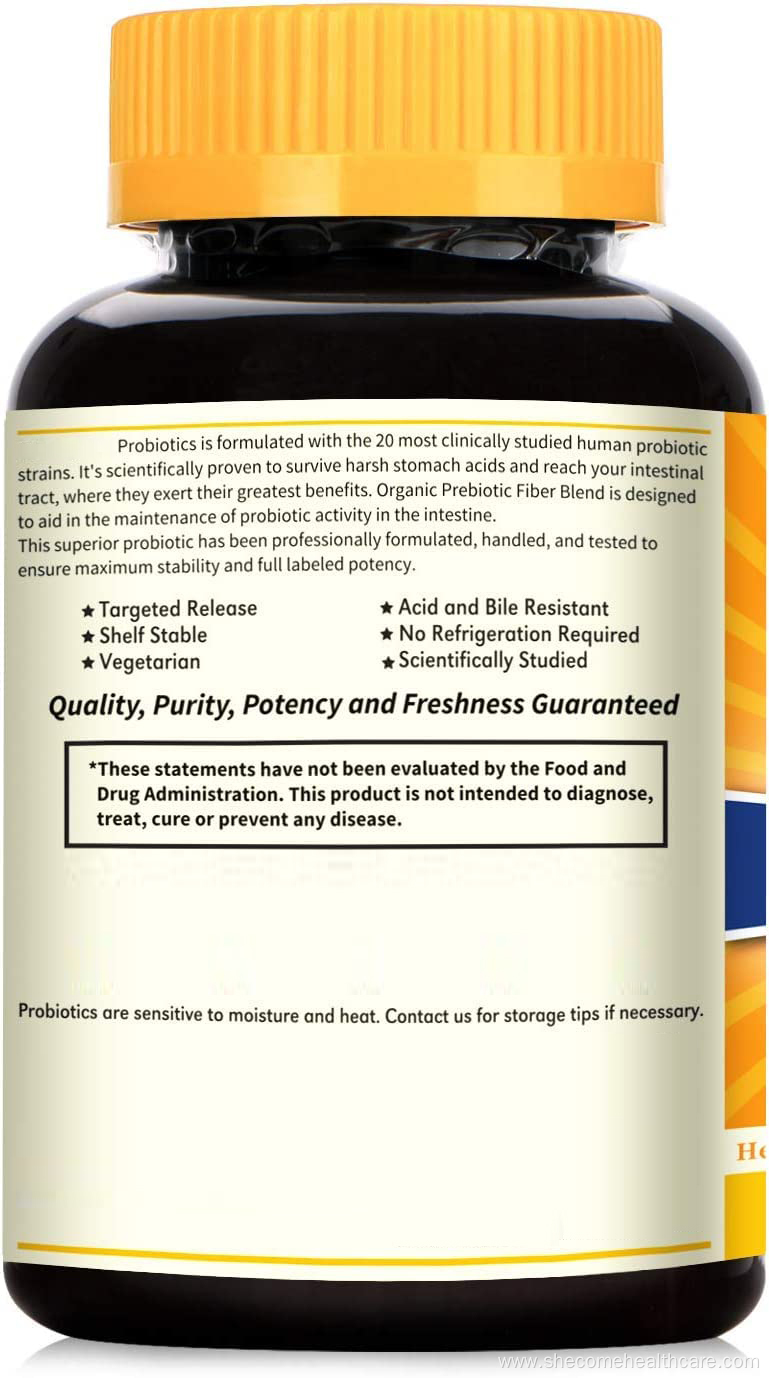 Probiotics 50 Billion CFU 20 Strains Probiotics Capsules