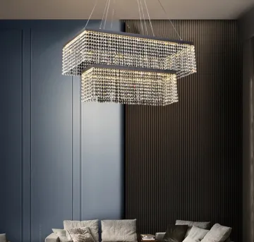 Decorative crystal chandelier for living room