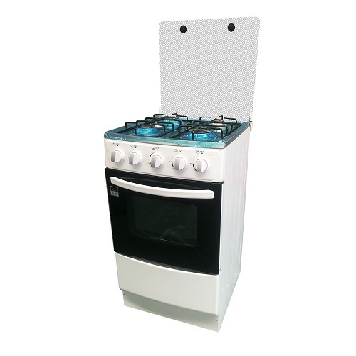 Tempered Glass Top Four Brass Burner Gas Stove