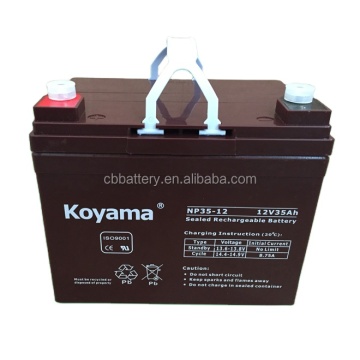 12V 33AH Bateria de ácido de chumbo para cadeira de rodas elétrica e armazenamento UPS