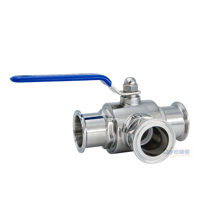 Sanntary 3-Way Ball Valve