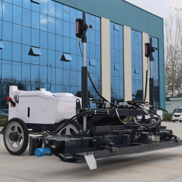 Hot Sale 4 Wheel Automatic Self Leveling Concrete Laser Level Vibrating Screed for Road Construction