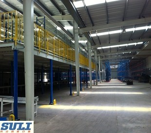 Steel Multi-Tier Mezzanine Floor Racking for Storage System