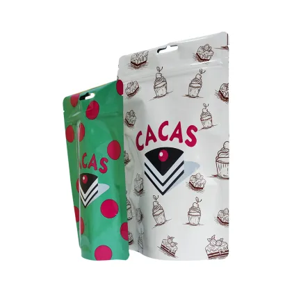 Aluminizing Doypack Bakery-Mix Food Bag With Zipper Custom