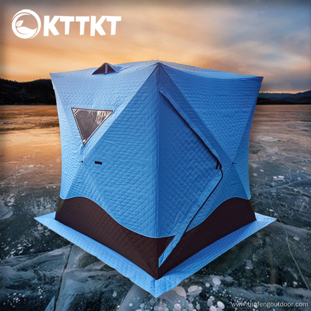 Outdoor 2People Ice Fishing Shelter Winter Tent Windproof