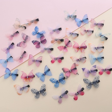 Épingle à cheveux de papillon coloré - Couptes de cheveux mignons pour filles