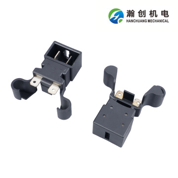 Conector de portaescobillas de motor automotriz con carcasa de plástico