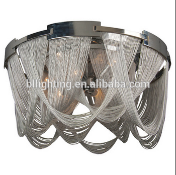 Mini indoor decoration small metal chain chandelier