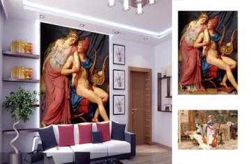 Modern Decorative Wallpaper/ Wall Covering/Buy Digital Wallcovering for Your Wide-Format Inkjet Printer