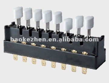 2-10 speed control,Piano keyboard switches used for Stirrer,Juicer,Hood ,home appliances,manufacture China