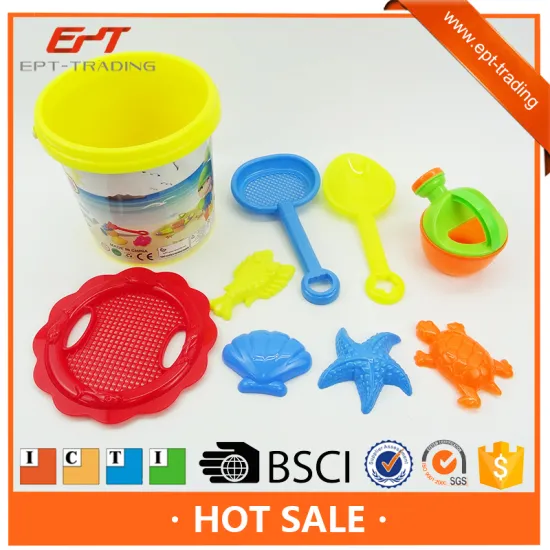 Summer beach shovel toys and bucket beach toy set