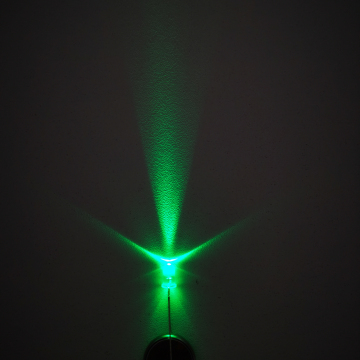 Reine goldene Draht versilbert kurzes Bein 500 runde grüne LEDs: Epileds, Epistar und Bridgelux -Chips
