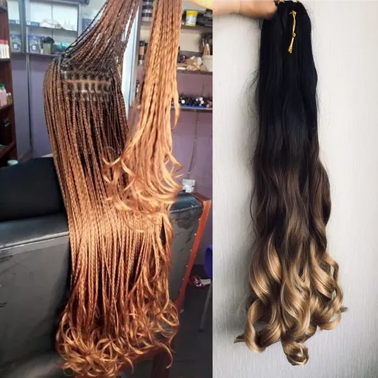 Silky Pony Curl Loose Wave Synthetic Hair Extensions: Explore French Curls and Braiding Styles