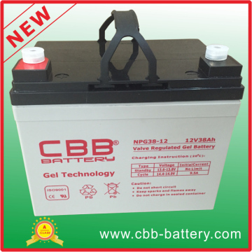 Top Quality 12V 38ah Gel Battery Marine Battery Storage Battery