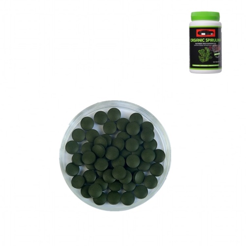 Organic plant powder spirulina tablet for food supplement spirulina tablet Supplier