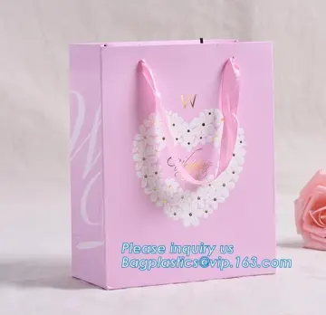 Paper shopping bag paper gift bag wonderful quality, color printing karf paper Gift bags purple, Bottle Carry Cardboard Gift Pap