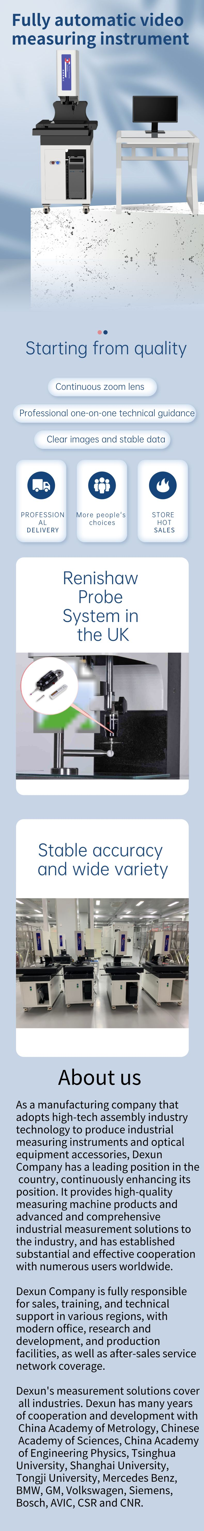 Fully Automatic Video Measuring Instrument