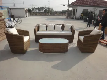 Malaysia Wicker Sofa Set Outdoor Garden Rattan Furniture Sale
