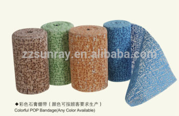 Colorful Plaster Of Paris Bandage