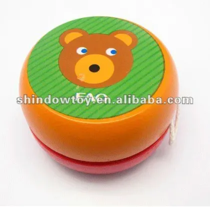 Bear wooden yoyo