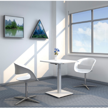 JIECANG One-Leg Electric Adjustable Height Sit-Stand Coffee Table