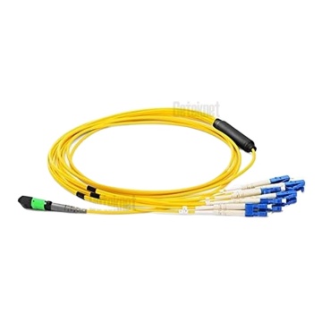 OEM 8-24 Core FTTH OM3 OM4 Waterproof MPO Patch Cord