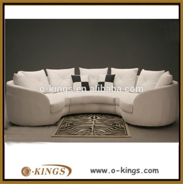 Italian modern design u shape sectional sofa set furniture