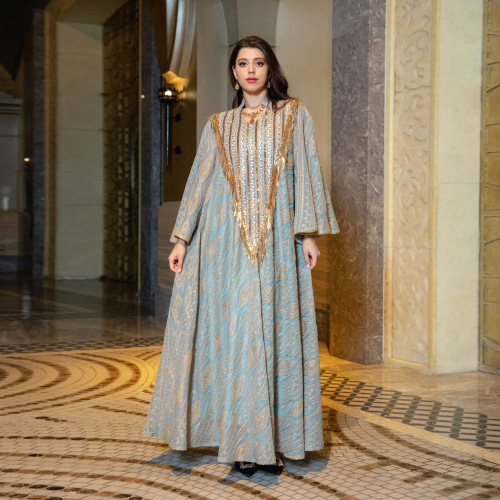 لباس مجلسی لوکس Abaya Jalabiya برای زنان مسلمان