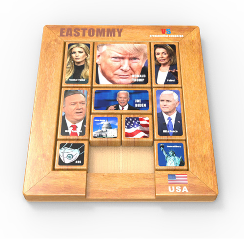 Child Intelligence Jigsaw presidential race game