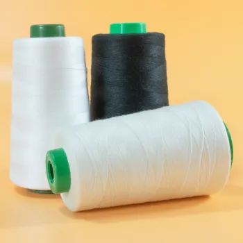 Strong and Durable 40/2 White and Black Sewing Threads: High-Quality Material for Robust Seams