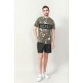 MEN'S COTTON POLY PRINTED T-SHIRT