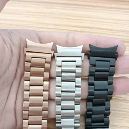 Quick Release Spring Band Adapter for Samsung Galaxy Watch 4 & 5 - Stainless Steel Metal Connector