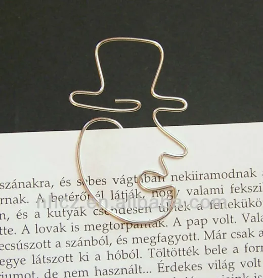 Man with Tophat Paper Clips