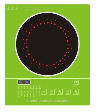 Various color glass induction cooker,Induction cooktops with sensor touch control LED display