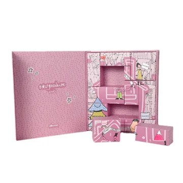 Custom design pink cosmetic countdown advent calendar