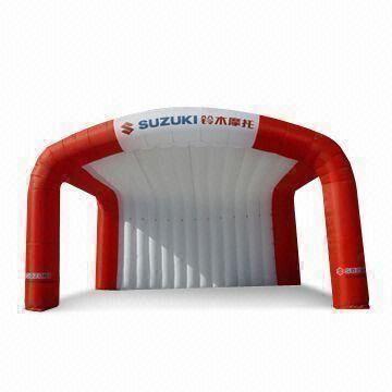 Advertising Inflatable Arch Tent Billboard with Printing and Blower, Measures 8 x 4m, CE Certified