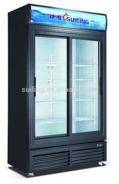 Glass sliding Door display commercial freezer LGF-1000S