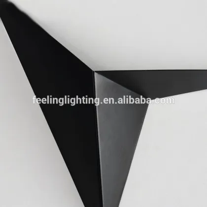 Hot selling white/black indoor iron wall lamp designs for hotel decoration