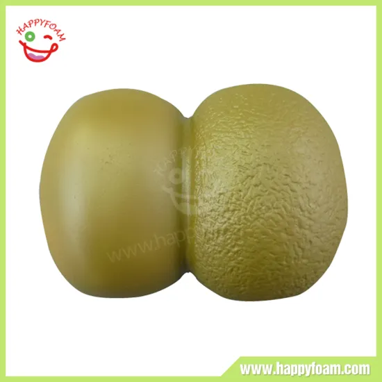 Free PU Foam Durable Flexible Custom Kiwifruit Stress Balls