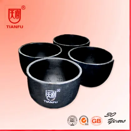 Energy Saving Lead melting pot crucible for sale