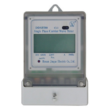 Single Phase Multi-Tariff Carrier Wave Energy Meter