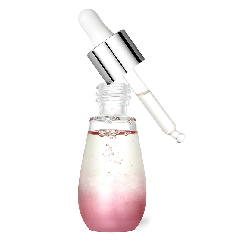 Botella de gotero de vidrio de aceite esencial vacío personalizado