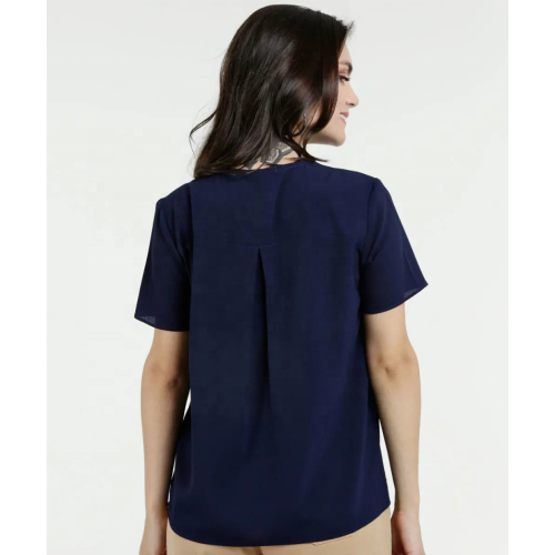 Heißer Verkauf Einfarbig Bowknot Pullover Chiffon Tops